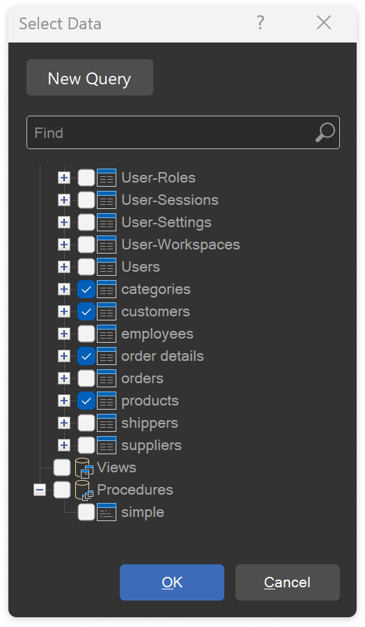 Data selection