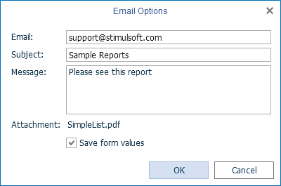 Data Validation Before Sending Them via Email