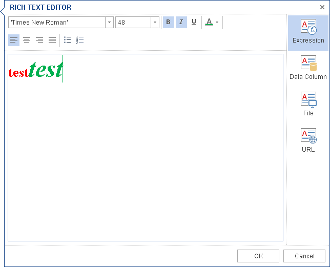 richtext editor