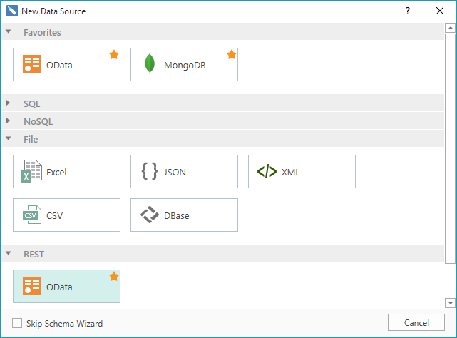 New Data Sources