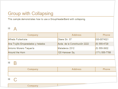 Dynamic Collapsing in JAVA