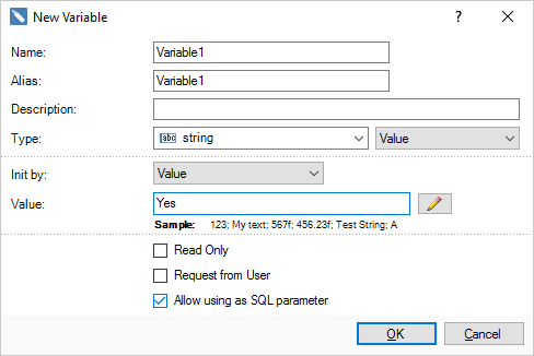 Variable in Queries