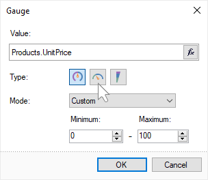 New Gauge editor