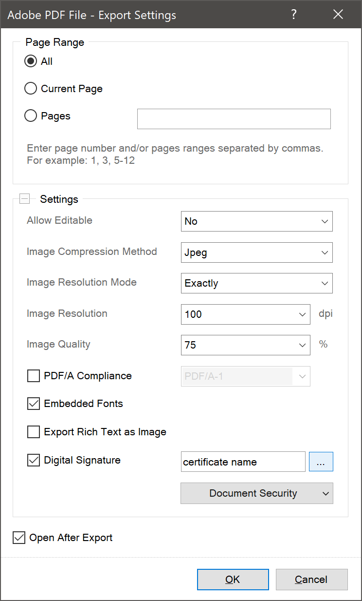 Digital signature certificate