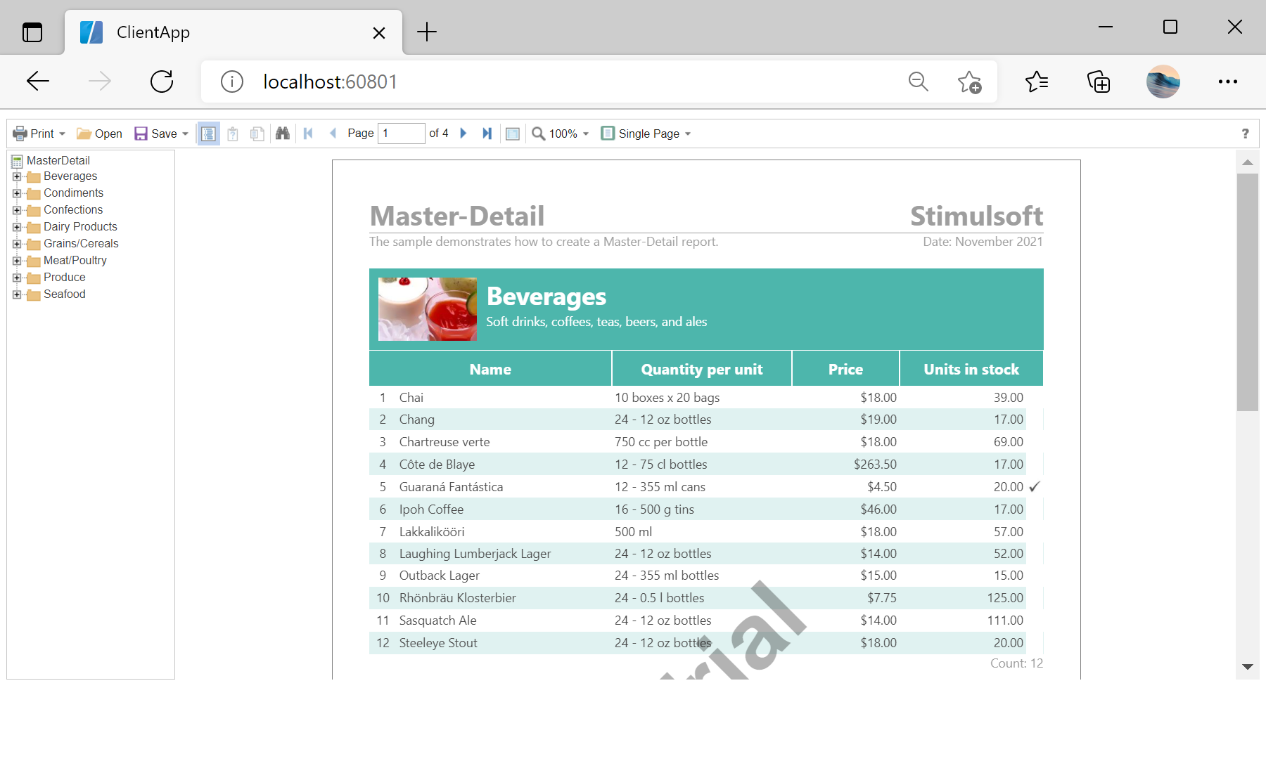 Integrating the Report Viewer into an Application