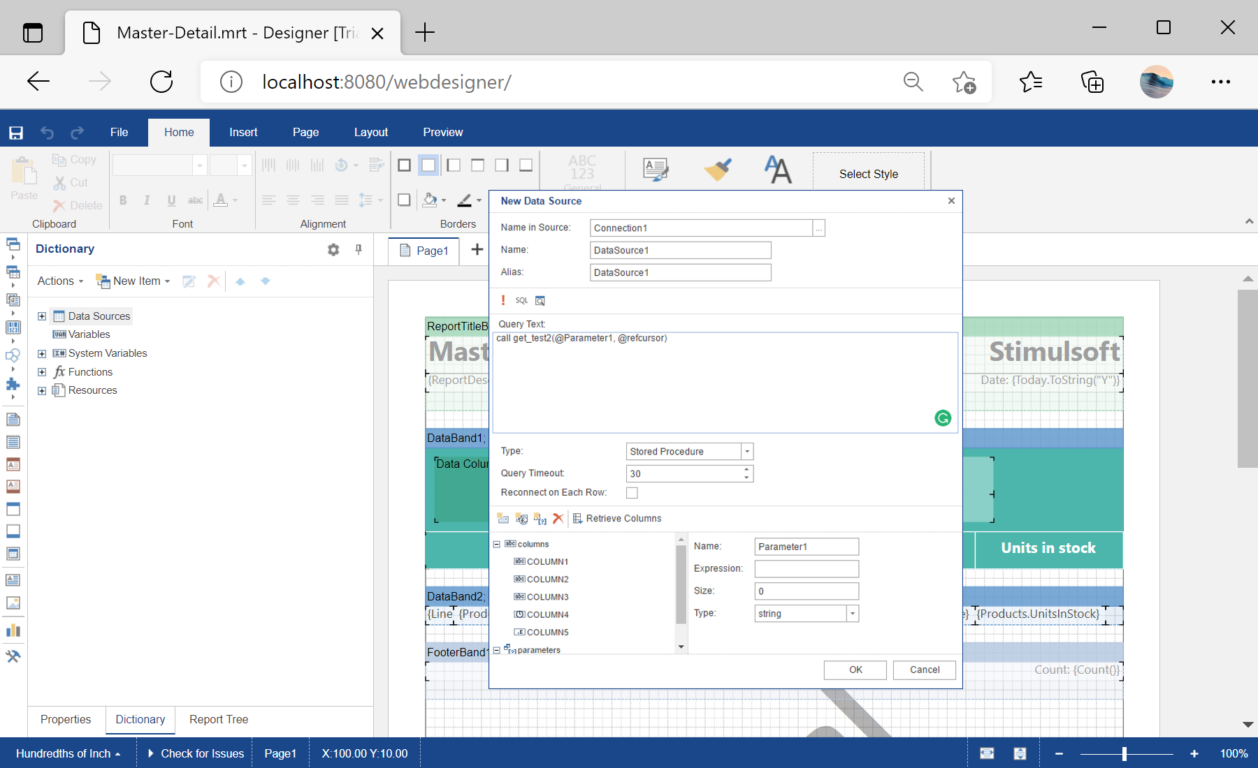 Using an Oracle Database