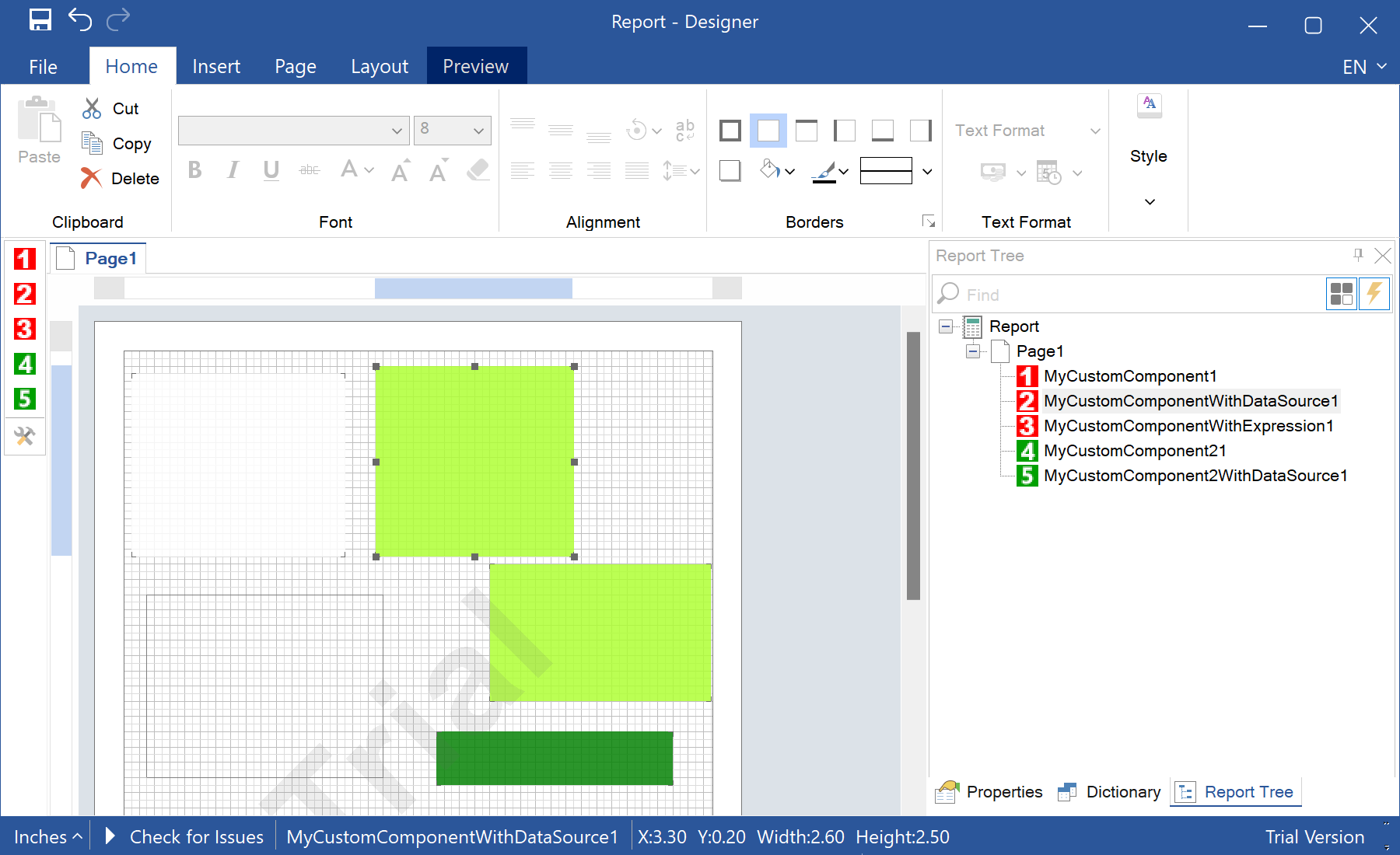 Adding a Custom Component to the Designer