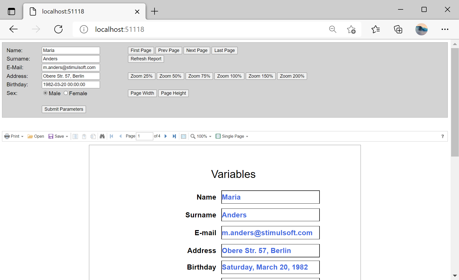 Creating a Custom Parameter Panel for the Viewer