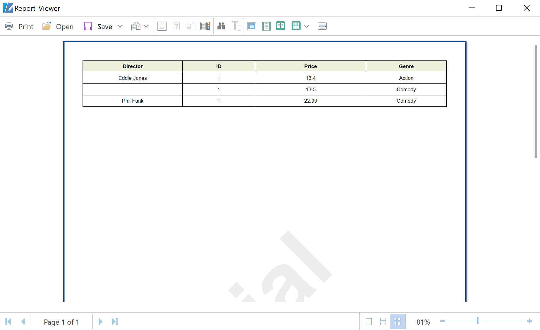 Using Linq in Reports