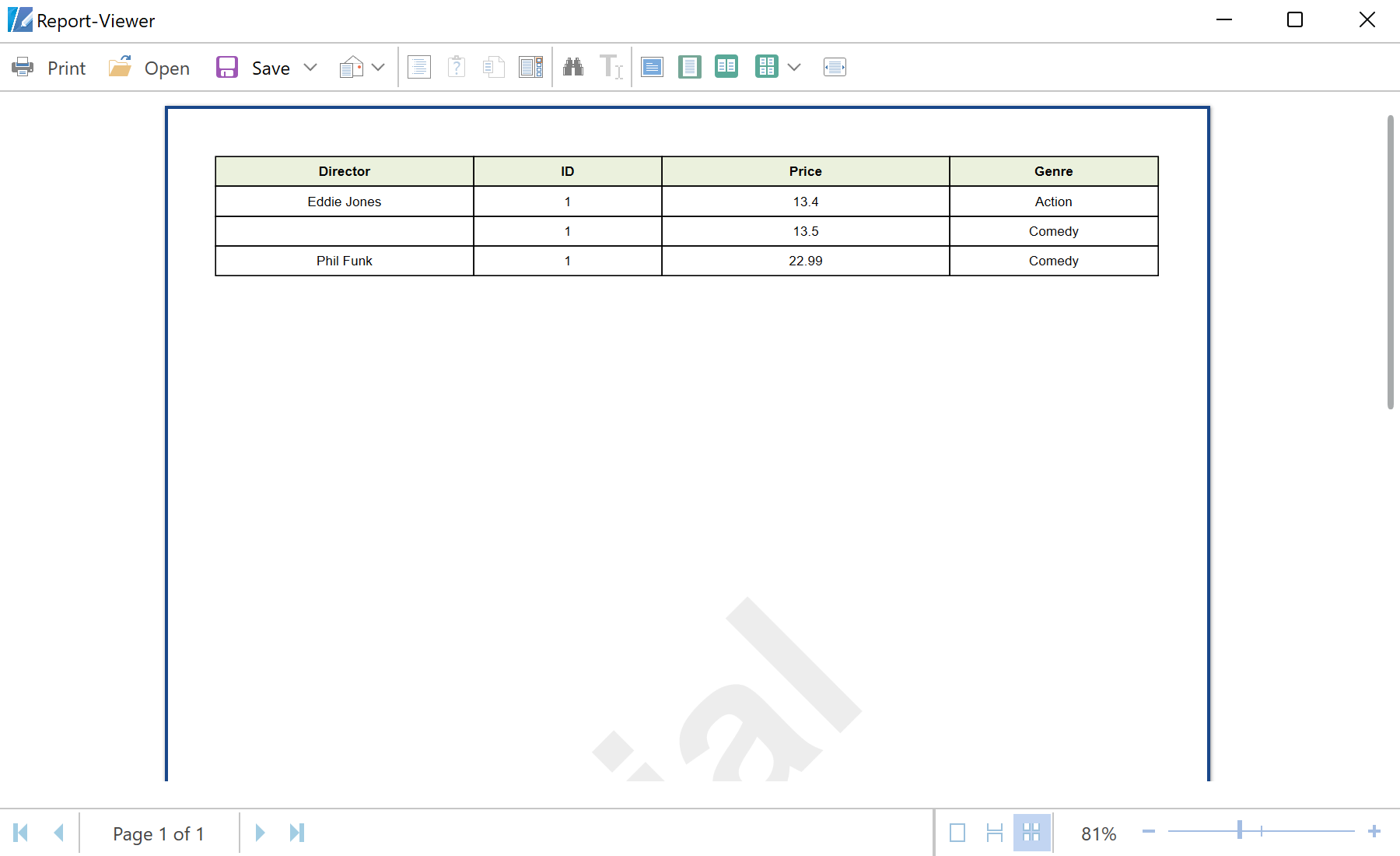 Using Linq in Reports