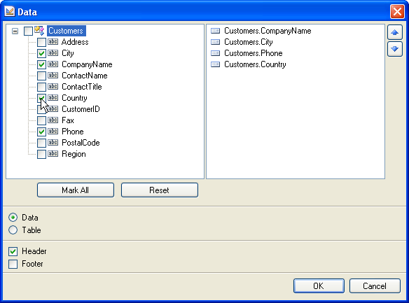 Design new report using Business Objects